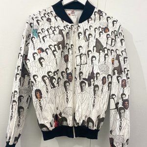 Vintage Rolling Stones Classic Rock Printed Windbreaker